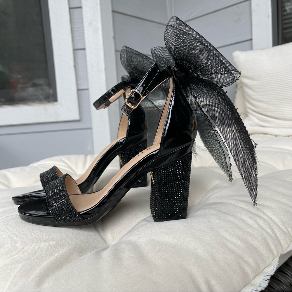 Pashion Footwear Black Patent Rhinestone CONVERTIBLE (discontinued) - Picture 4 of 4